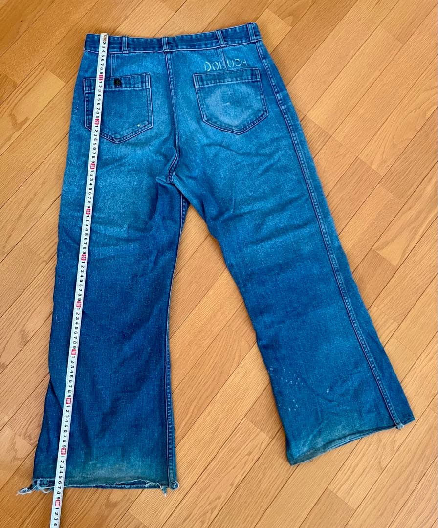 80's SEAFARER セーラー・デニム PX品U.S.NAVY ステンシル