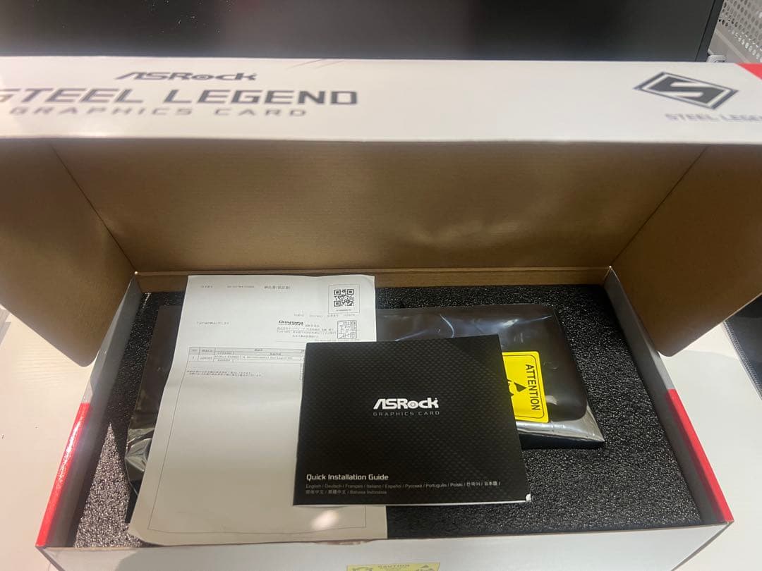 グラフィックボード・グラボ・ビデオカード Asrock Radeon RX9060XT Steel Legend 16gb