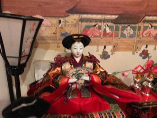 超高級★ひな人形 十番五人飾り ガラスケース オルゴール