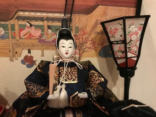 超高級★ひな人形 十番五人飾り ガラスケース オルゴール