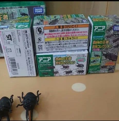 アニアくじ森林の王者昆虫コレクションカブトムシクワガタタカラトミー昆虫絶版廃版
