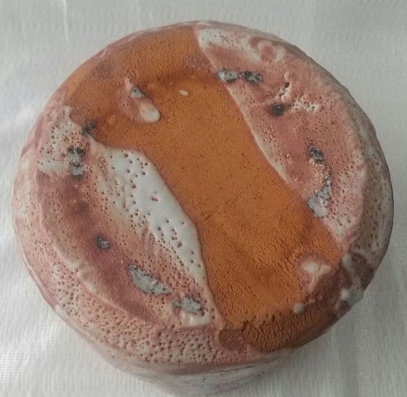 志野水指 玉置保夫作 共箱 茶道具 古美術7231-7335