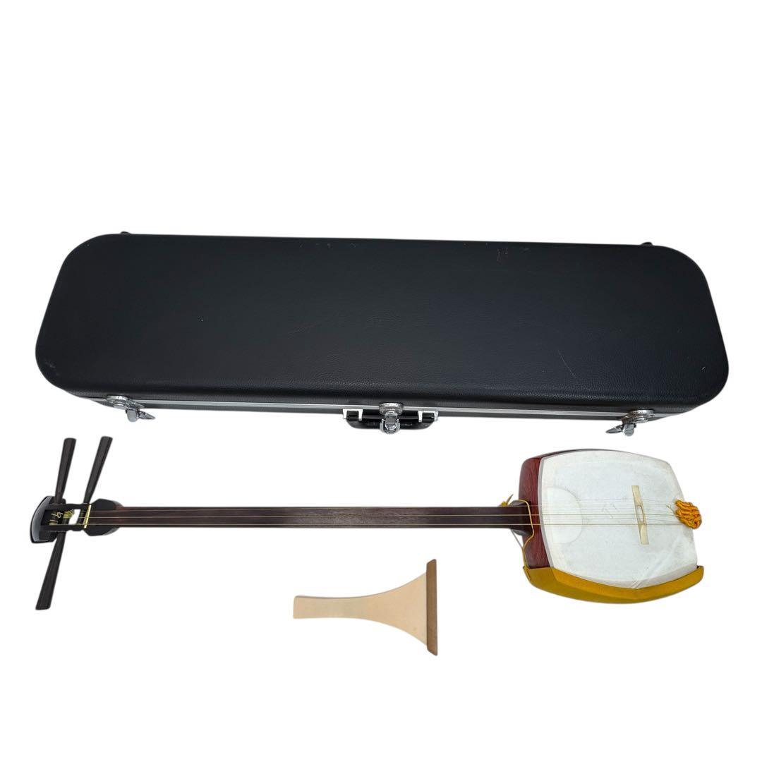三味線 中棹 東サワリ ハードケース付き　バチ付セット