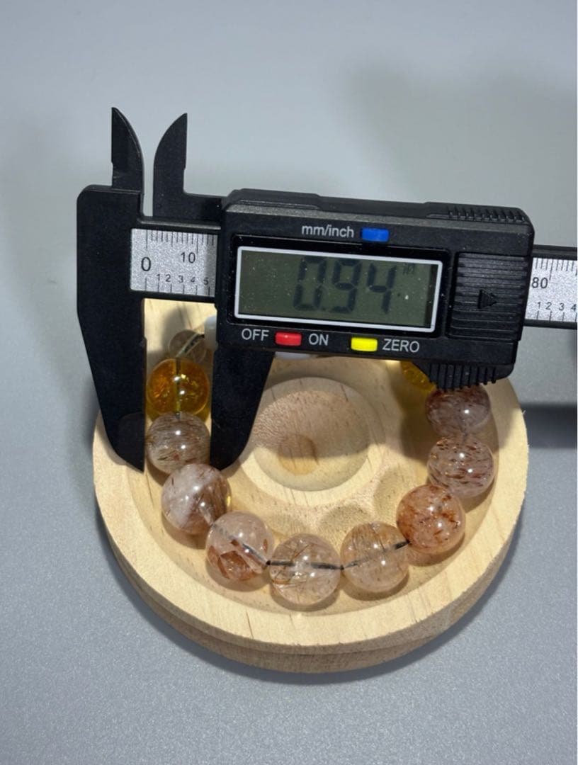 至純 騎龍観音白天珠　天然石水晶ビーズブレスレット