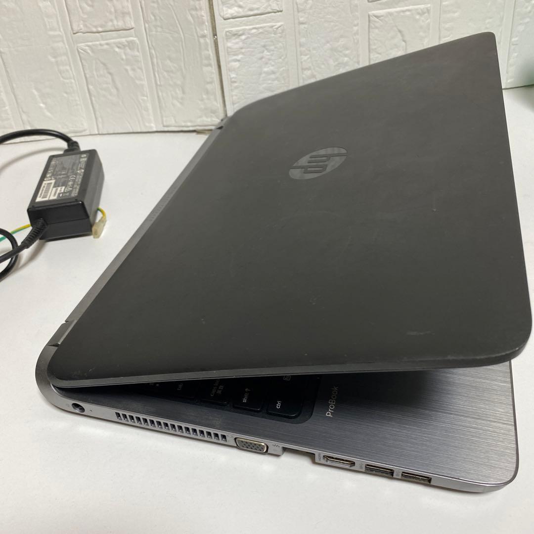 Windows11オフィス2024年　Corei7 メモリ8GB HPノートPC