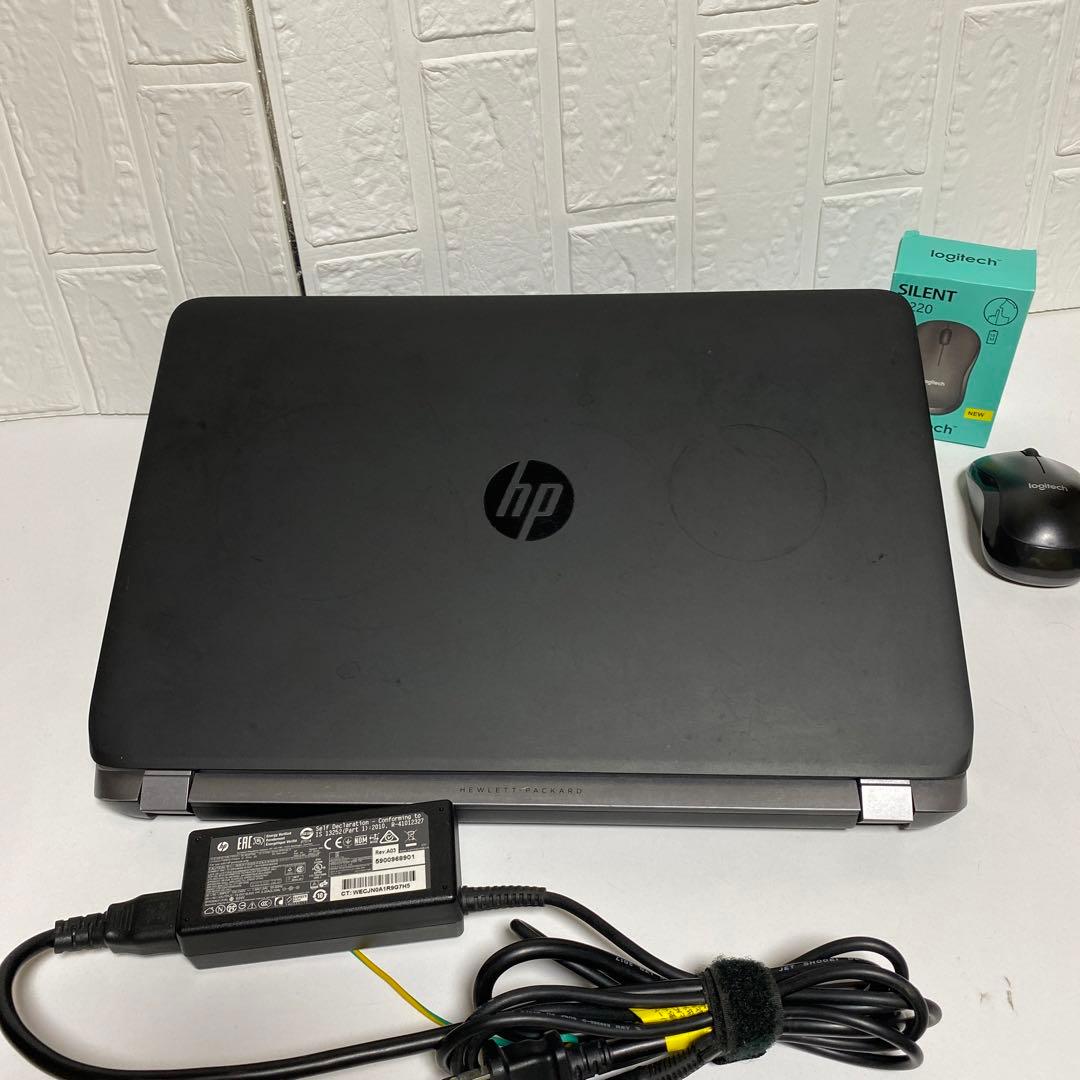 Windows11オフィス2024年　Corei7 メモリ8GB HPノートPC