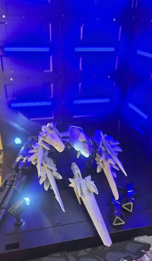 1/100 スノーホワイトプレリュードプラモデル 海外製10色模型スタンドセット