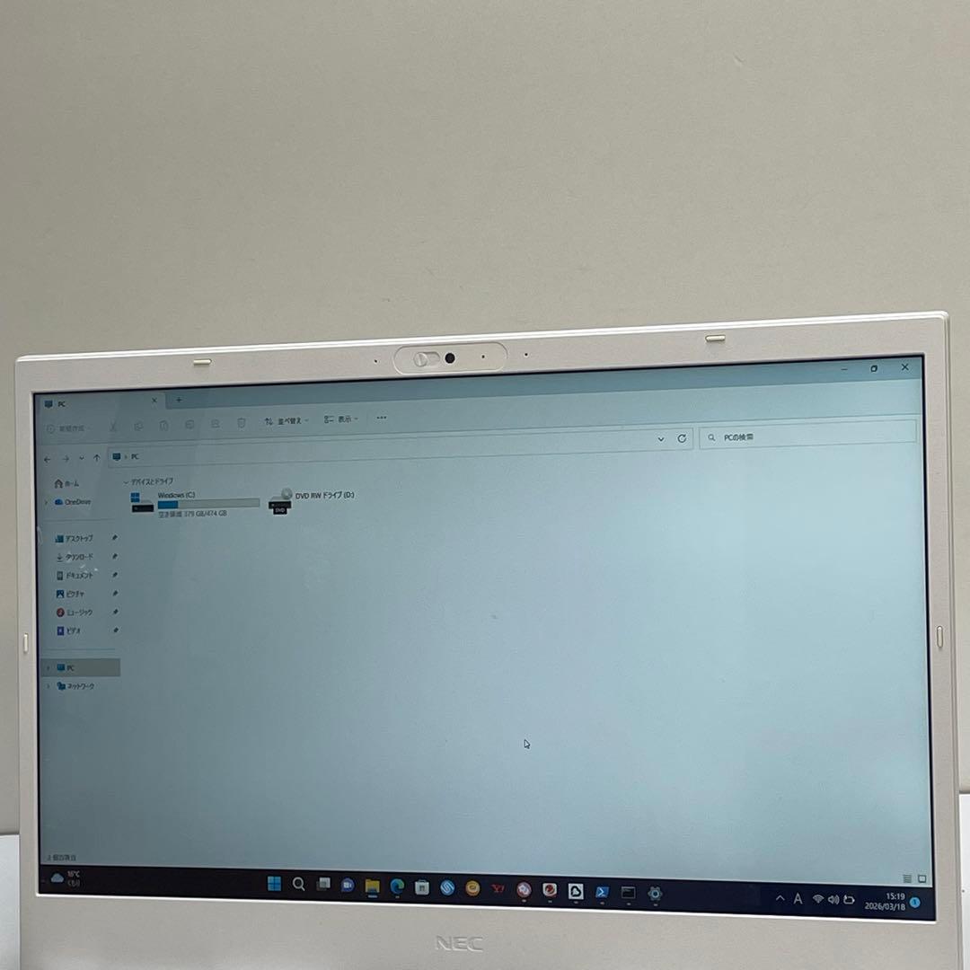 Windowsノート本体 NEC LAVIE N1555/F i5-1235U 8GB SSD512GB