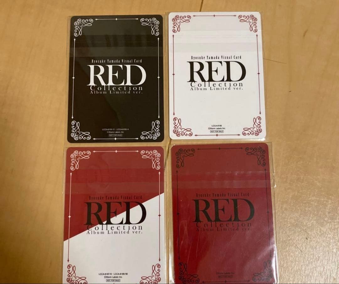 山田涼介 Ryosuke Yamada RED ビジュアルカード