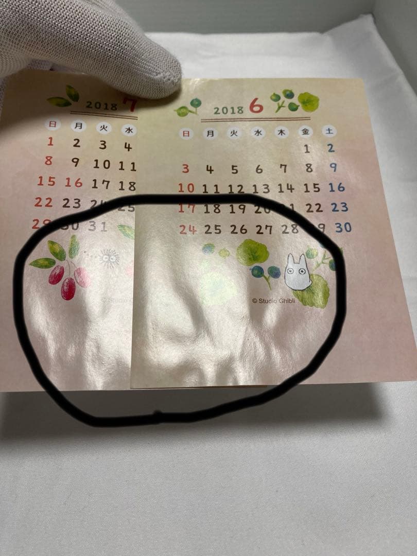 となりのトトロ　どんぐりいっぱい 　2018年　カレンダー