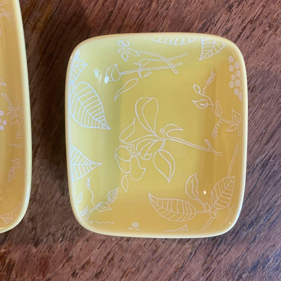 FINプレート Lehti イエロー 2枚セット × 2個セット