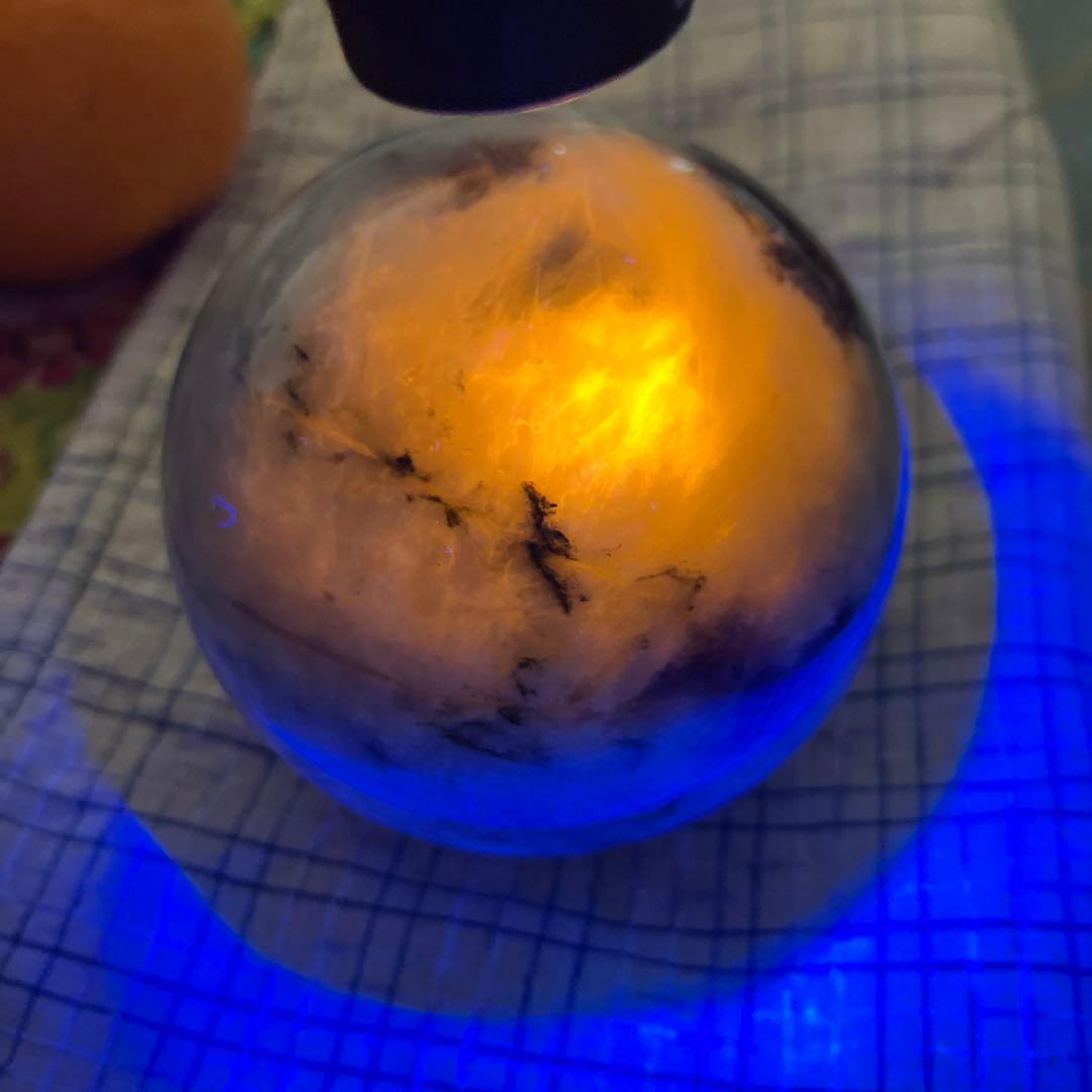 Greenさま専用Cアフガナイト　スフィア　天然石置物　B104