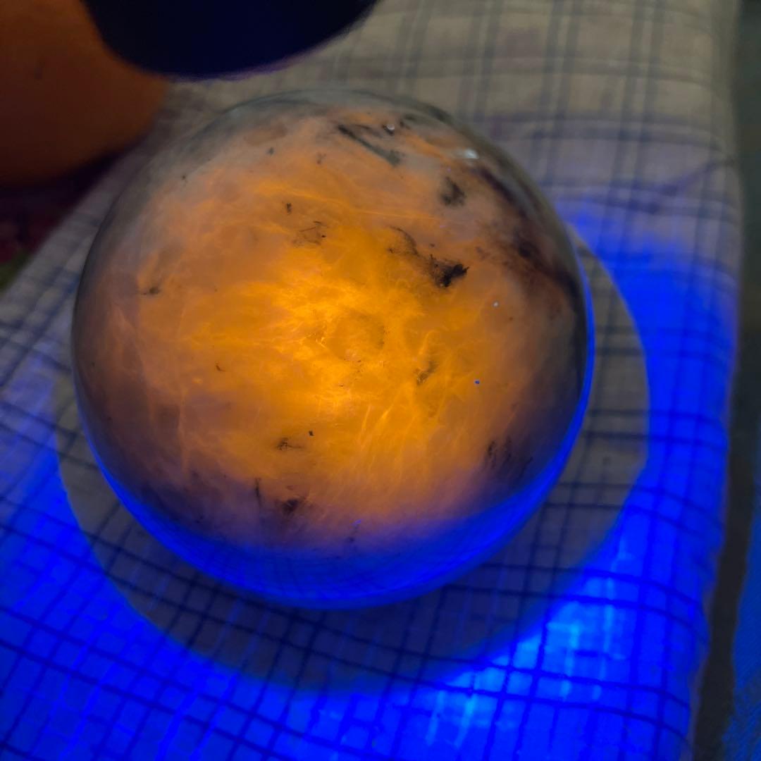 Greenさま専用Cアフガナイト　スフィア　天然石置物　B104