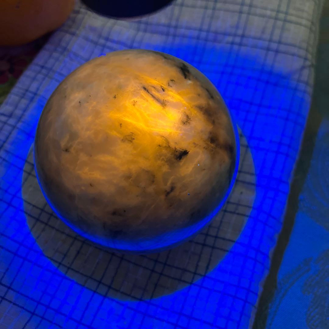 Greenさま専用Cアフガナイト　スフィア　天然石置物　B104