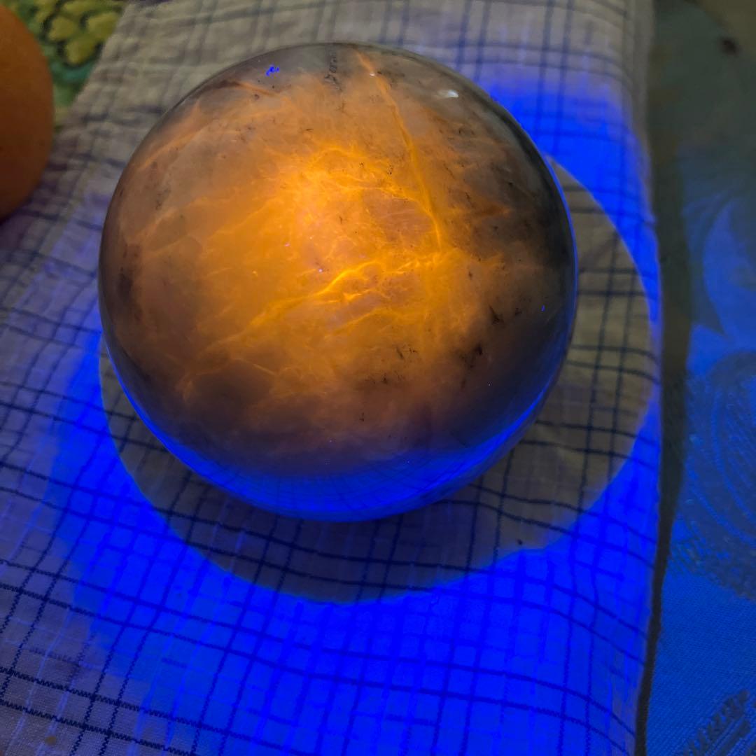 Greenさま専用Cアフガナイト　スフィア　天然石置物　B104