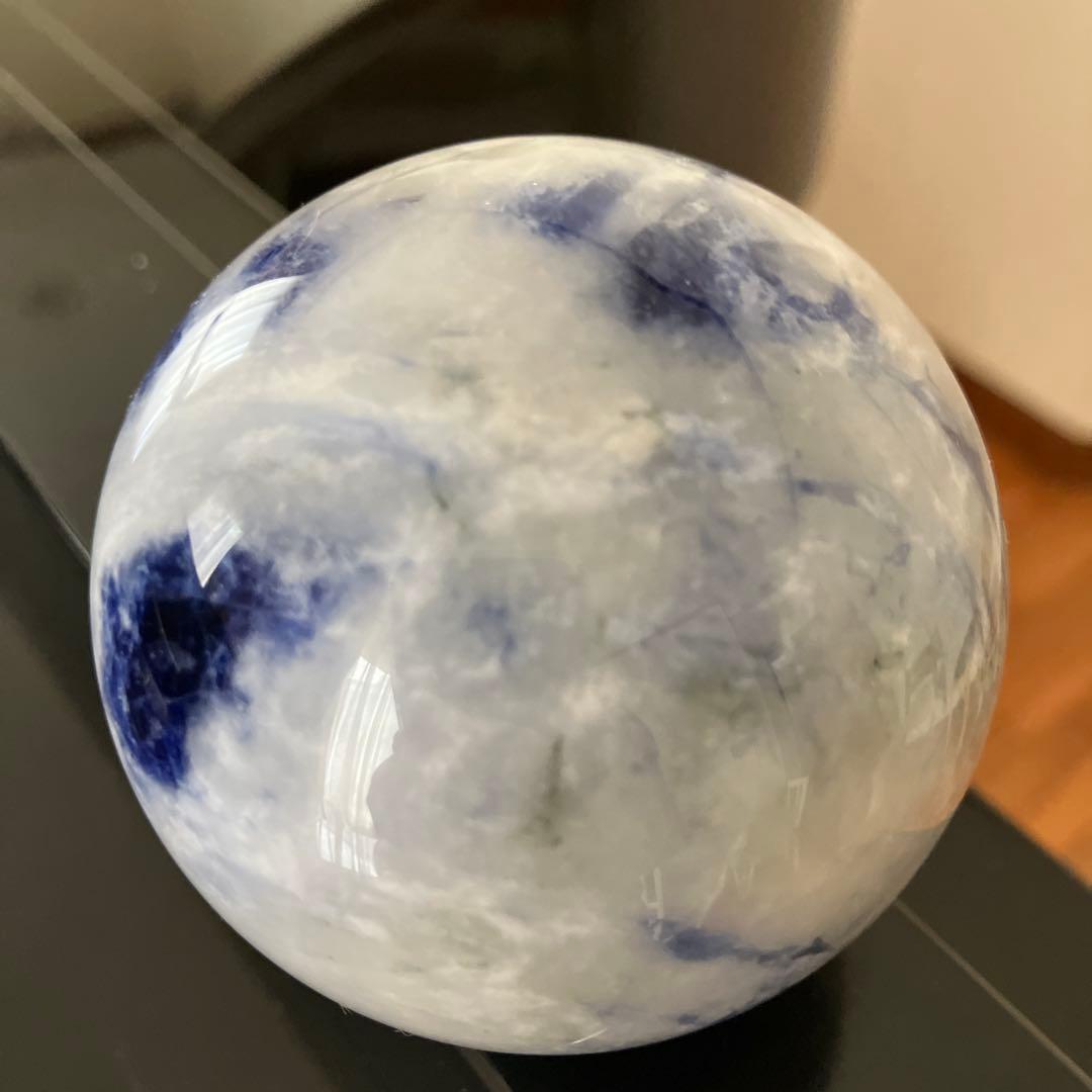 Greenさま専用Cアフガナイト　スフィア　天然石置物　B104