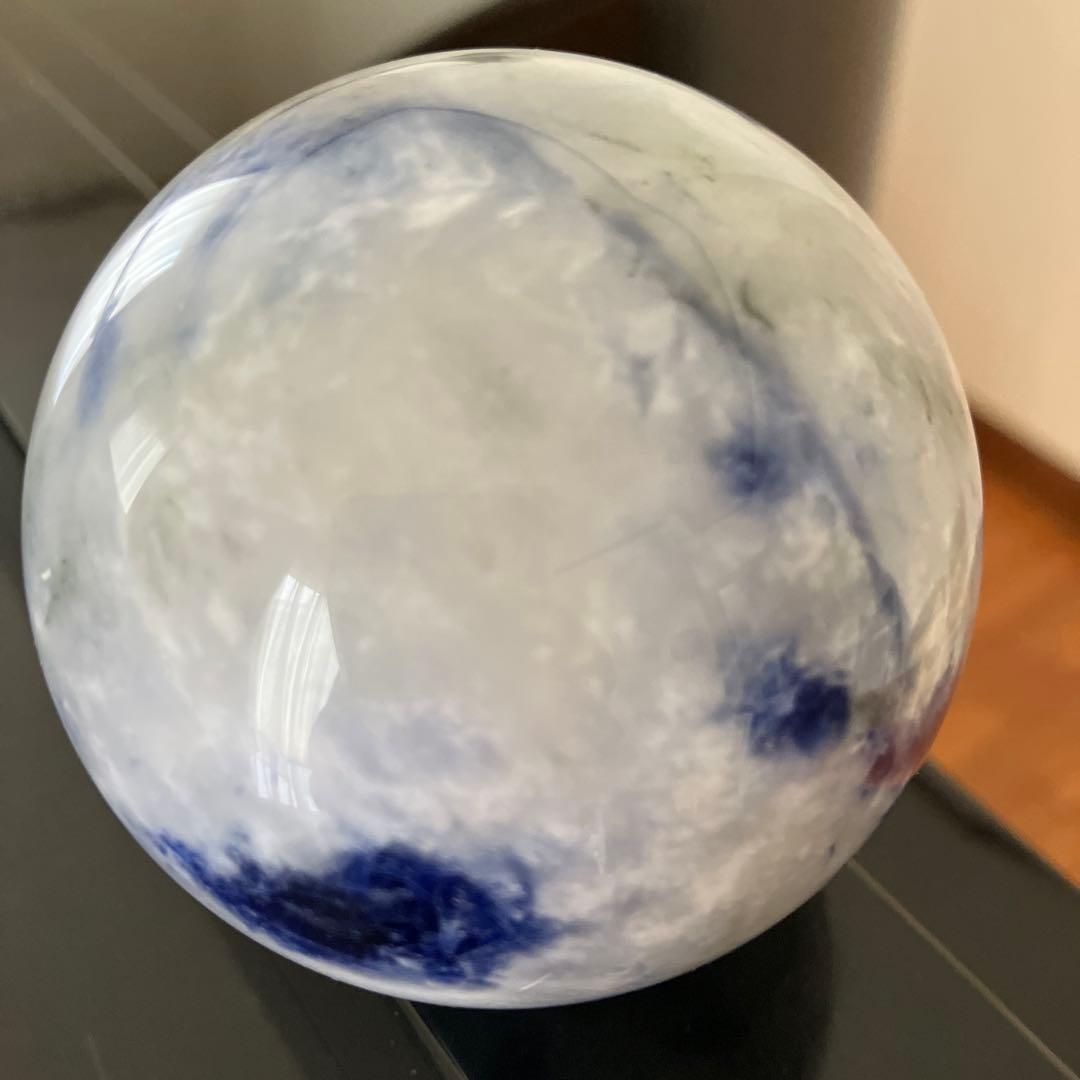 Greenさま専用Cアフガナイト　スフィア　天然石置物　B104