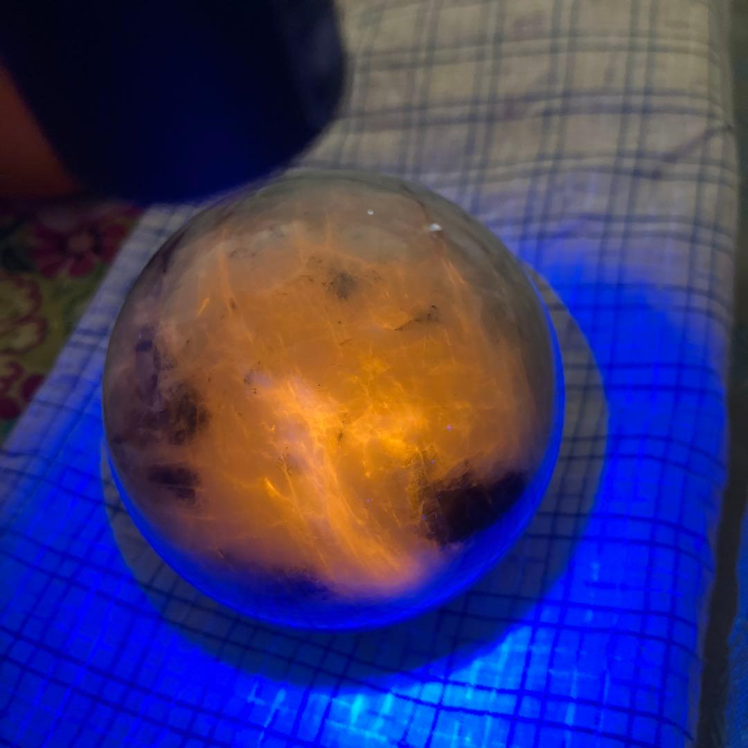 Greenさま専用Cアフガナイト　スフィア　天然石置物　B104