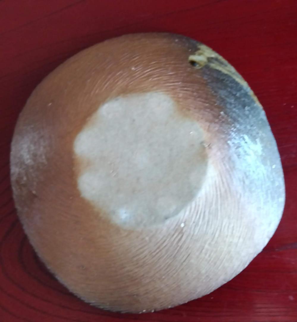 越前焼の名工　白越不朝（塩越窯）自然灰釉究極美が逸品灰釉美四方角中盛皿No:5