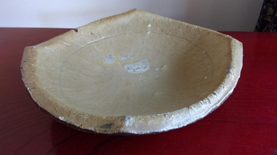 越前焼の名工　白越不朝（塩越窯）自然灰釉究極美が逸品灰釉美四方角中盛皿No:5