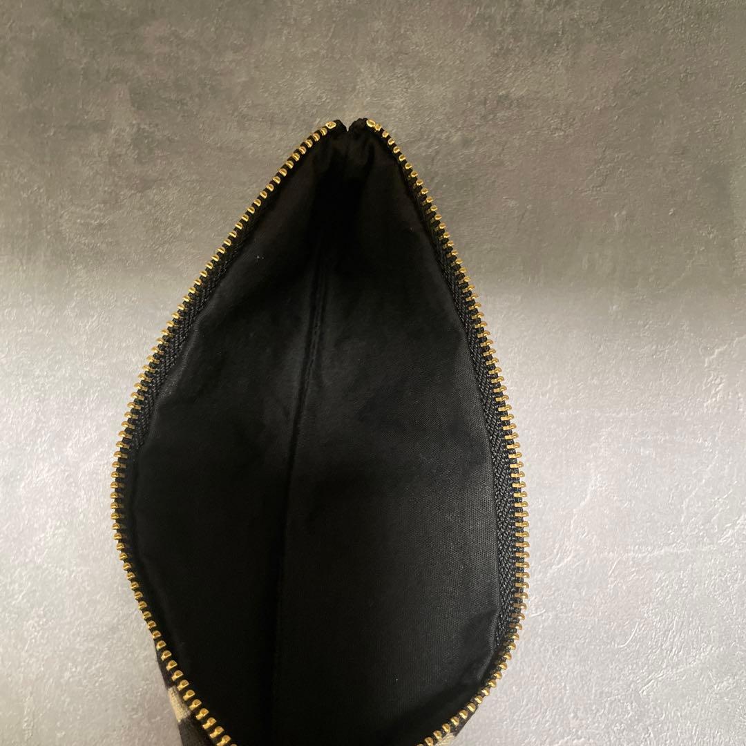 ミナペルホネン ペンポーチペンケース 黒 ハンドメイド