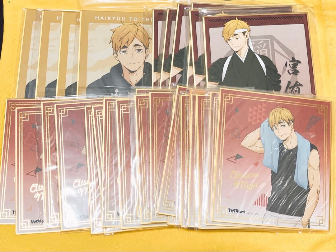 ハイキュー 宮侑 ステッカー シール ポストカード コースター 色紙 まとめ売り