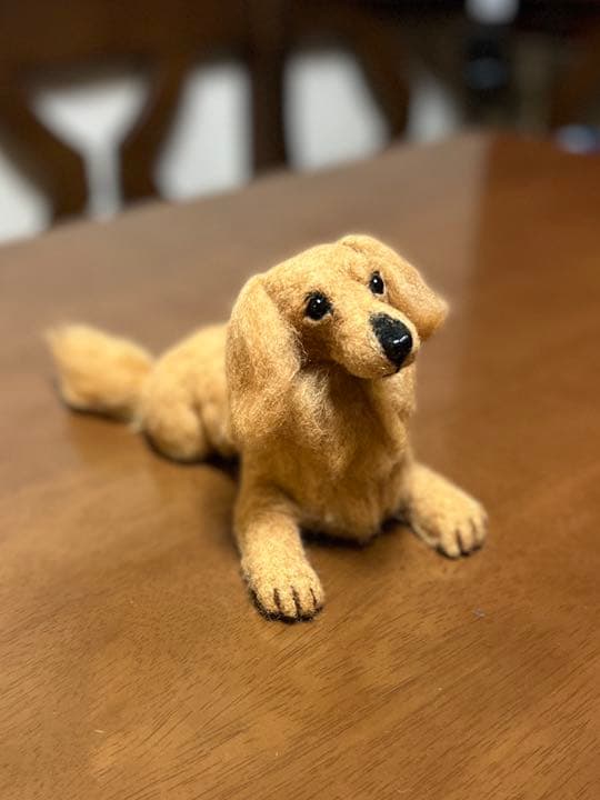 羊毛フェルト　ミニチュアダックス