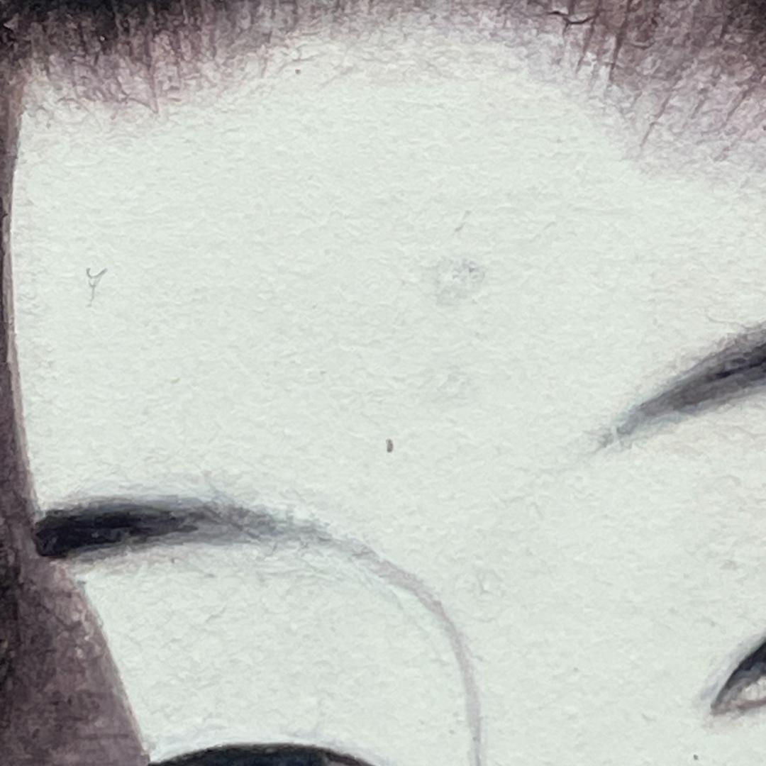 真作保証 伊東深水『三千歳』木版画 美人画 代表作 大判 R8YE11