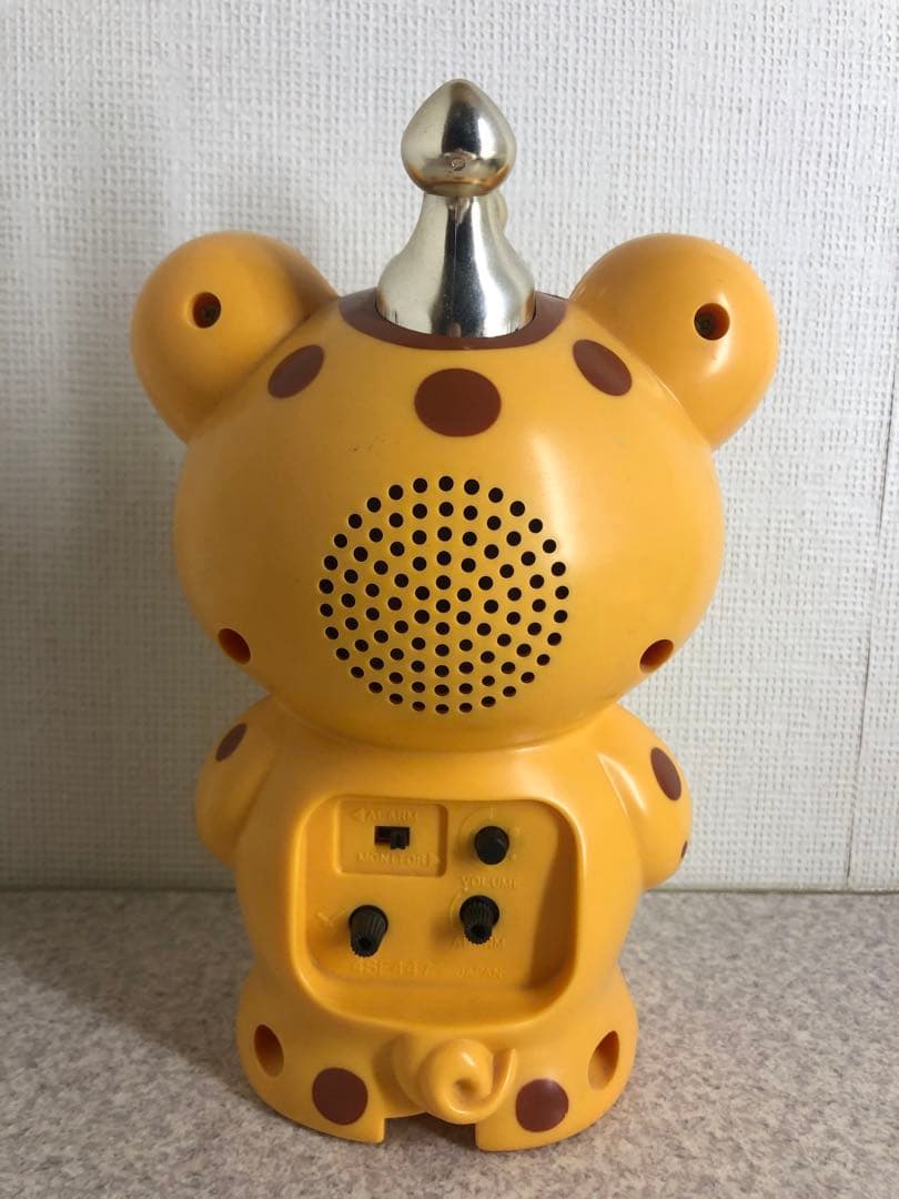 【稼働品】朝日新聞オリジナル　快獣ブースカ　目覚まし時計