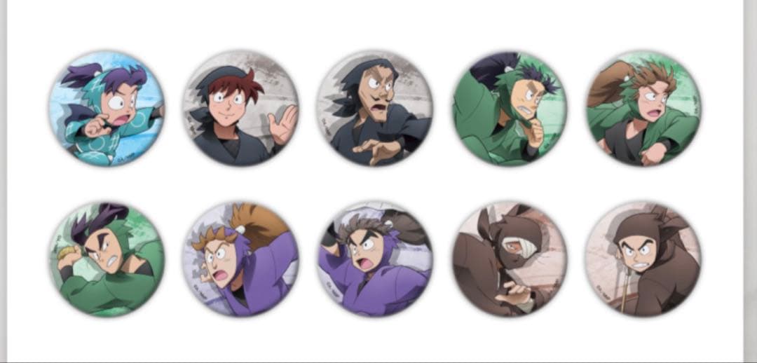 忍たま乱太郎 体験展 トレーディングメインビジュアル缶バッジB 未開封