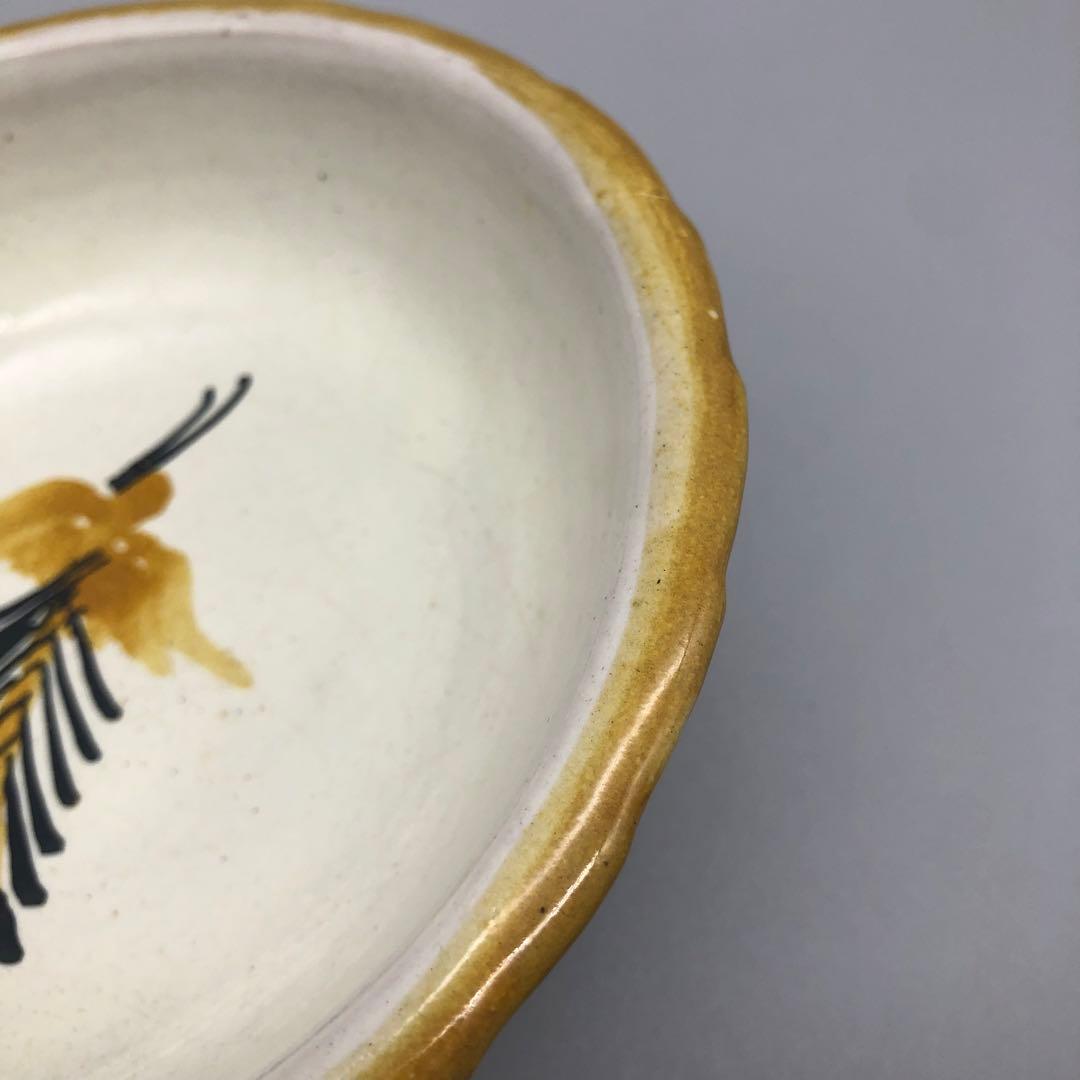 メキシコプエブラタラベラ焼ビンテージ陶器伝統工芸バード鳥ボウル鉢19cm5点A