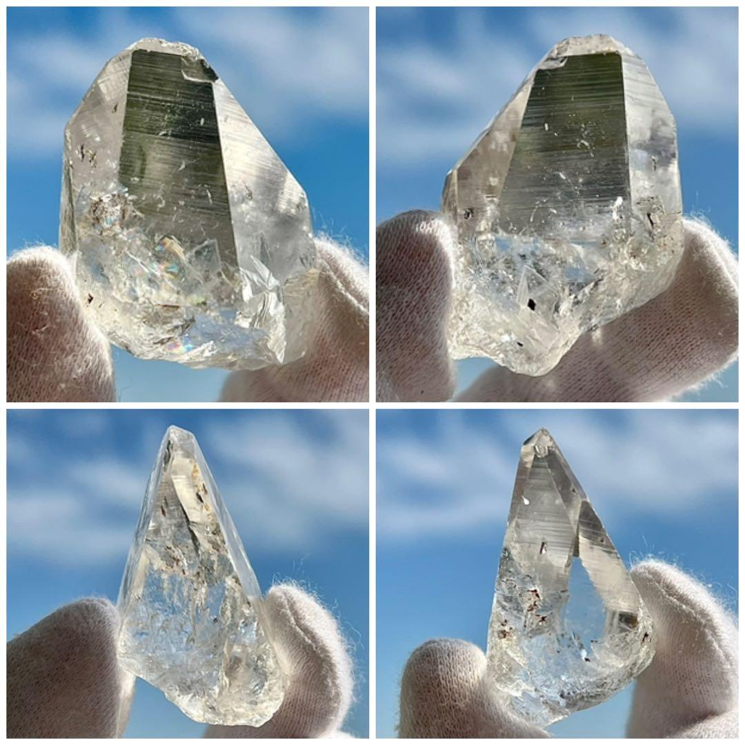 アイリスクォーツ　レムリアンシード　クリスタル　天然石　原石　パワーストーン