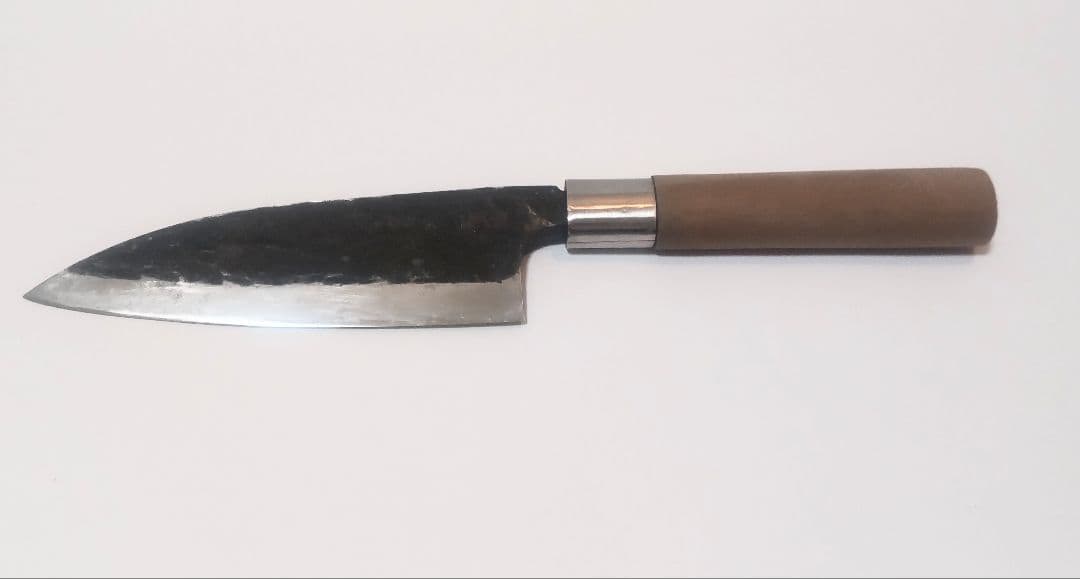 「松原」銘 出刃包丁 安来鋼本打 Deba Knife Yasuki