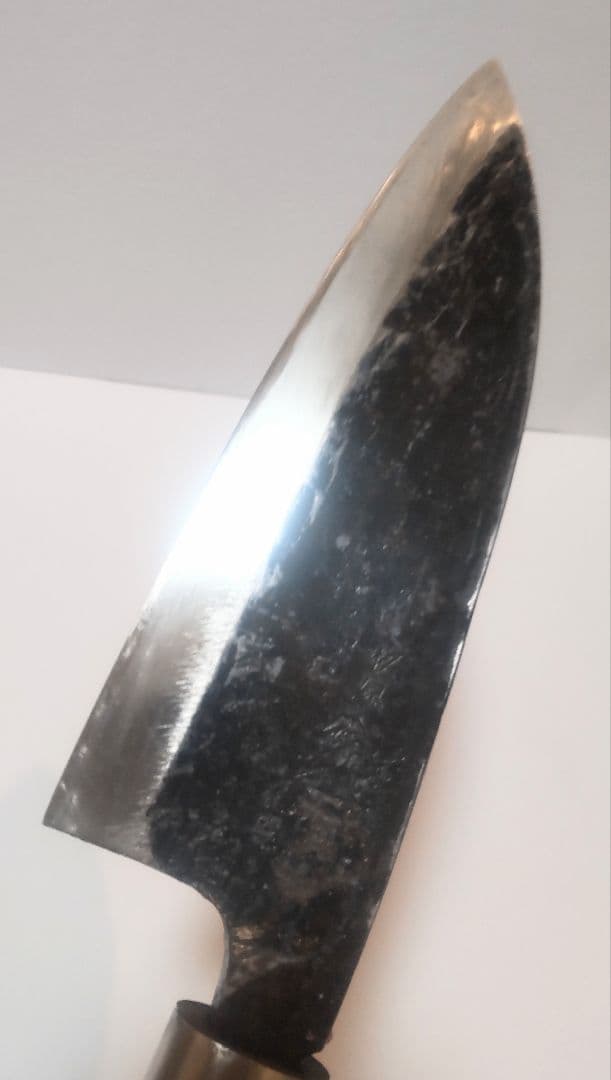 「松原」銘 出刃包丁 安来鋼本打 Deba Knife Yasuki