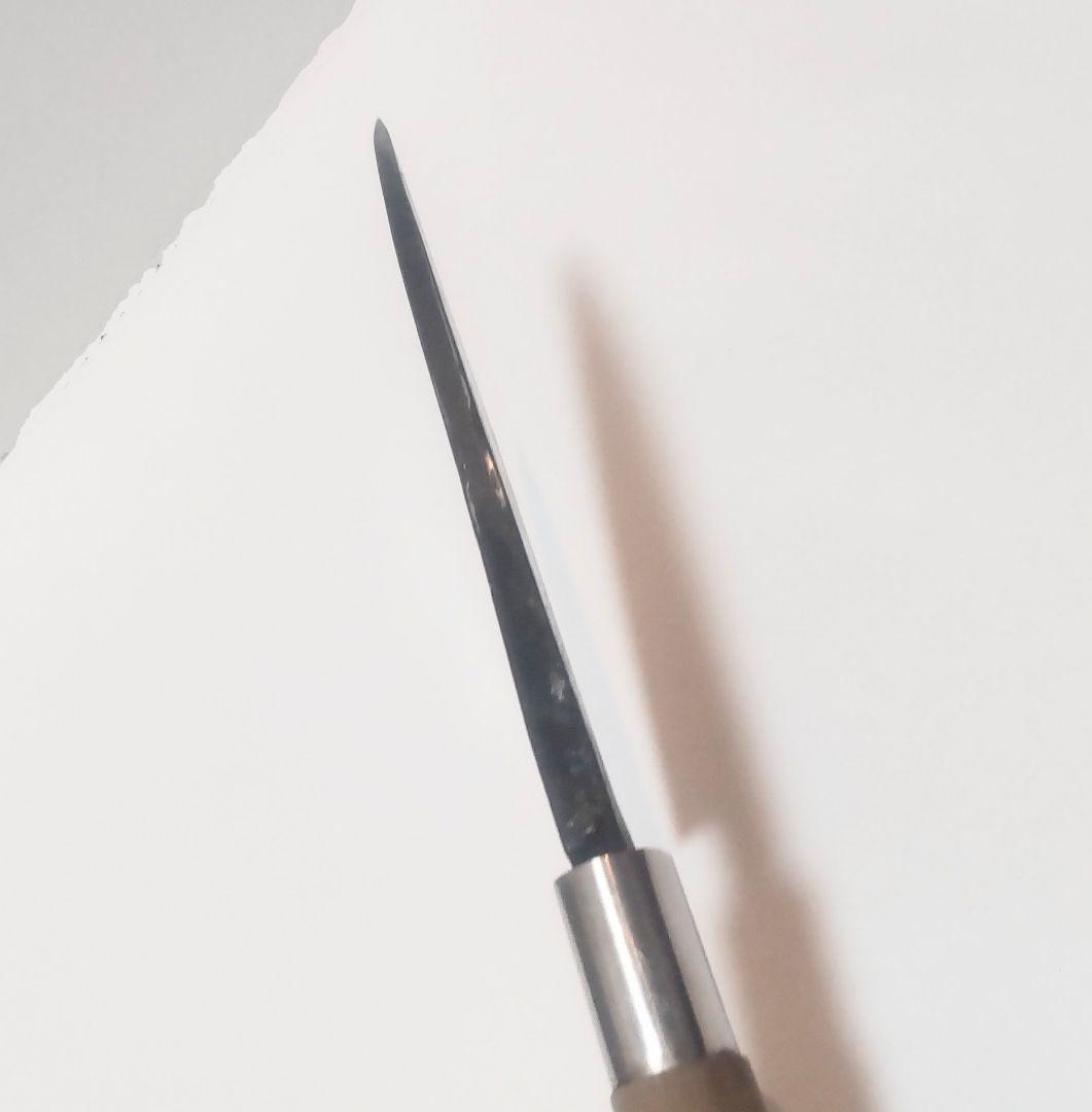 「松原」銘 出刃包丁 安来鋼本打 Deba Knife Yasuki