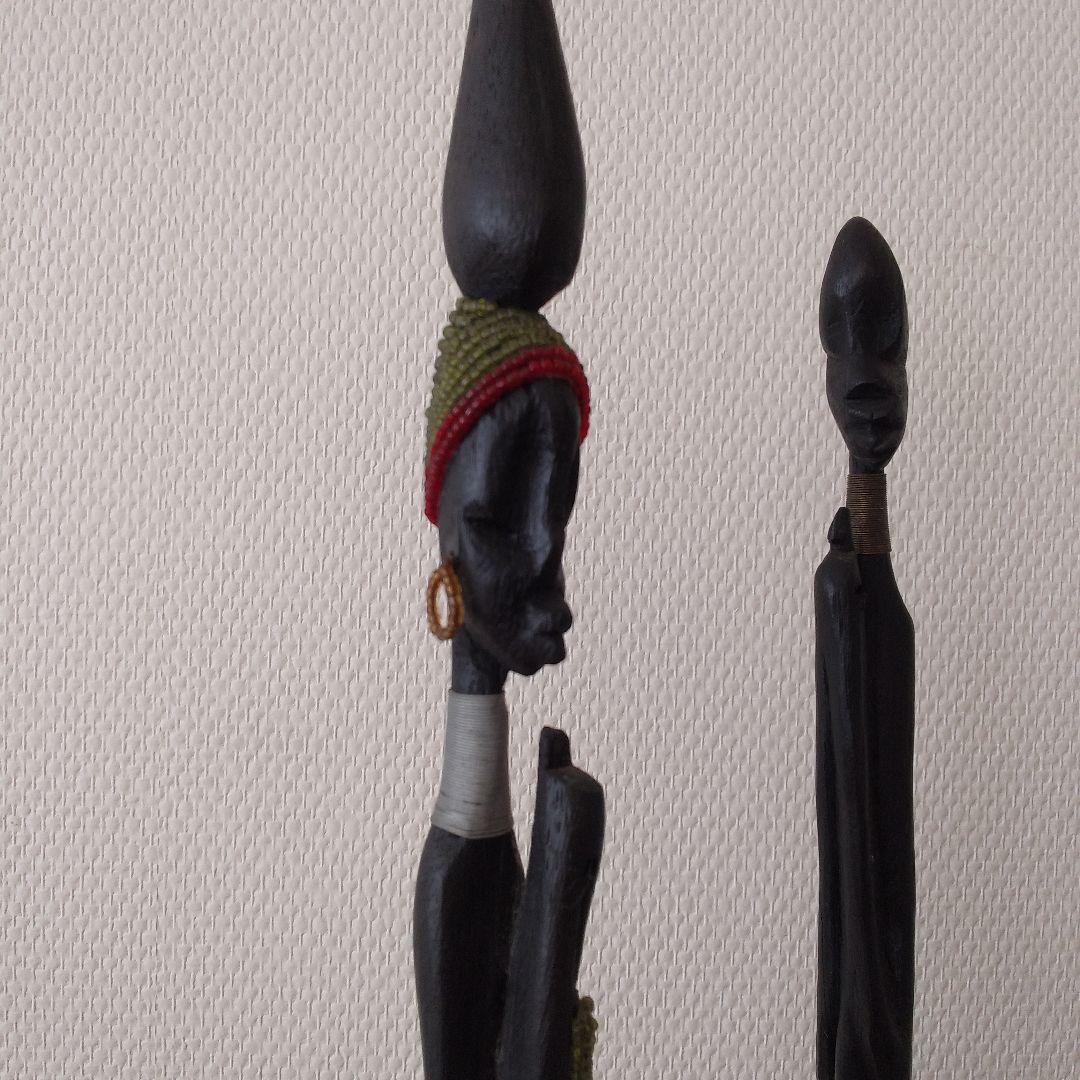 アフリカ購入　置物 60㎝