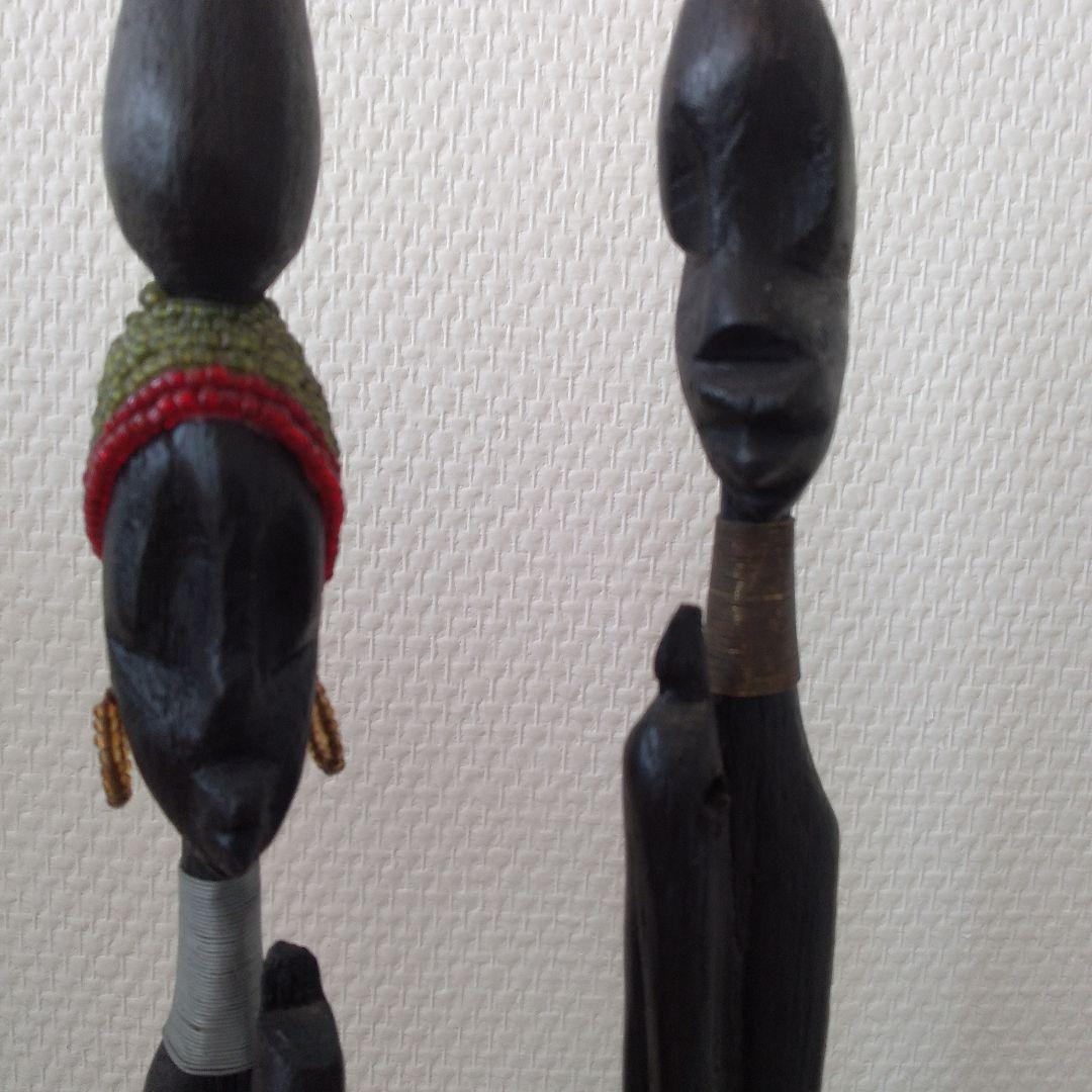 アフリカ購入　置物 60㎝