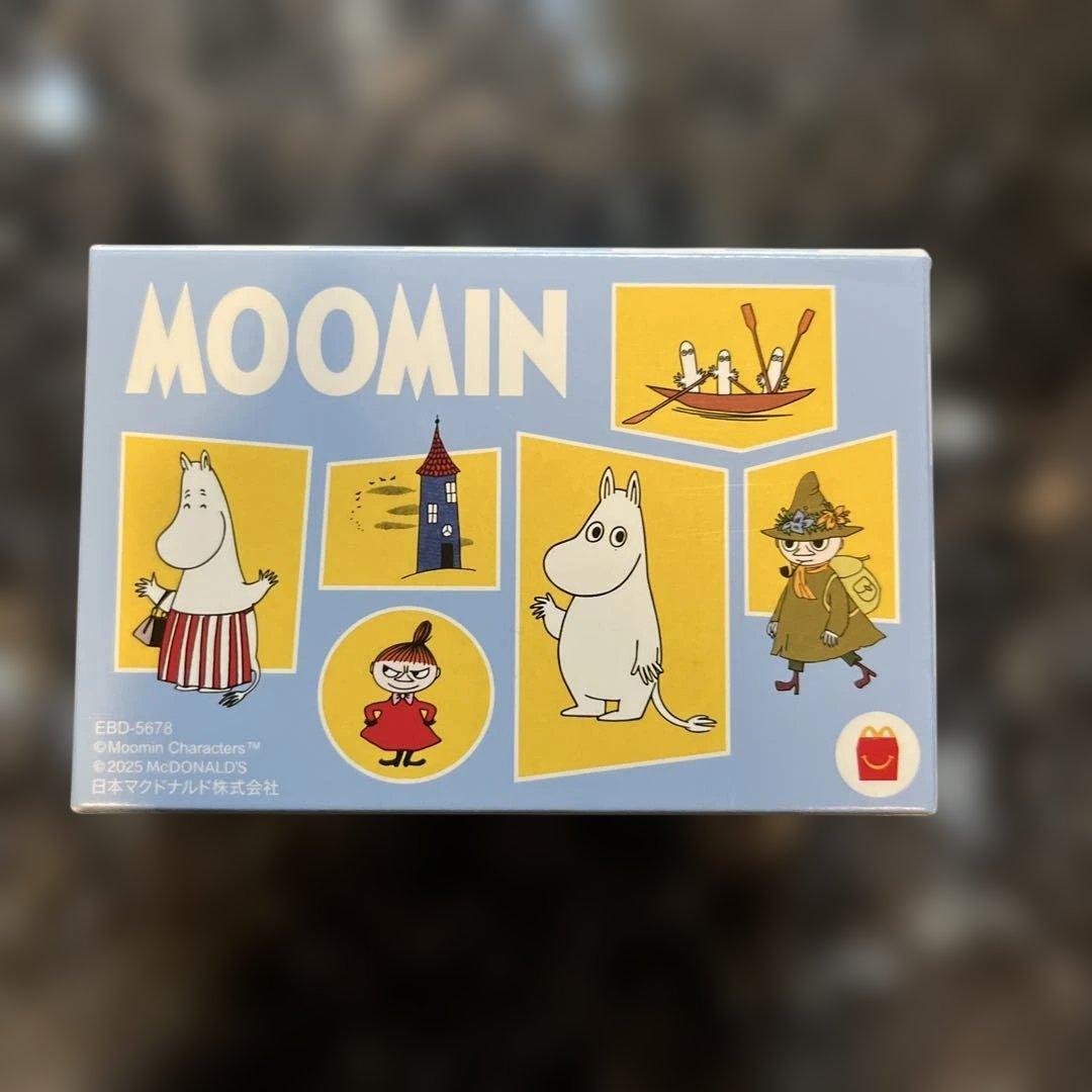 【新品未使用箱なし】ムーミンマグカップ青色ARABIA FINLAND おまけ付