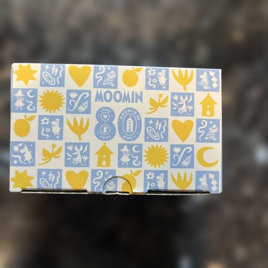 【新品未使用箱なし】ムーミンマグカップ青色ARABIA FINLAND おまけ付