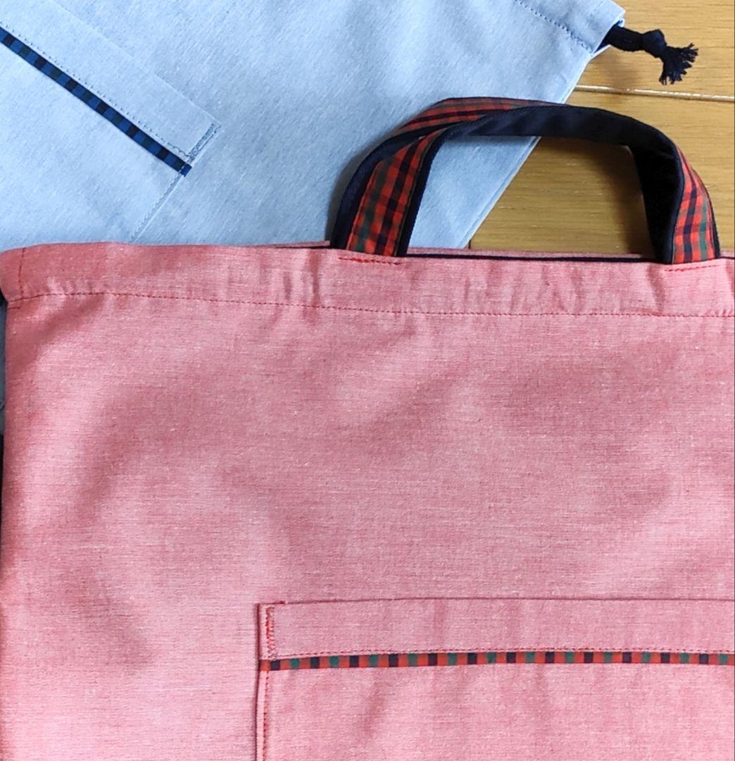 uchi★ブルーダンガリー×ファミリアチェック　オーダー