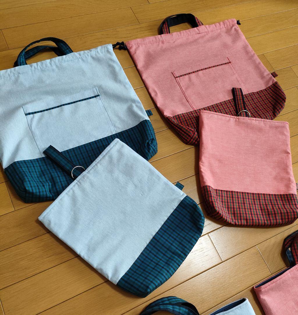 uchi★ブルーダンガリー×ファミリアチェック　オーダー