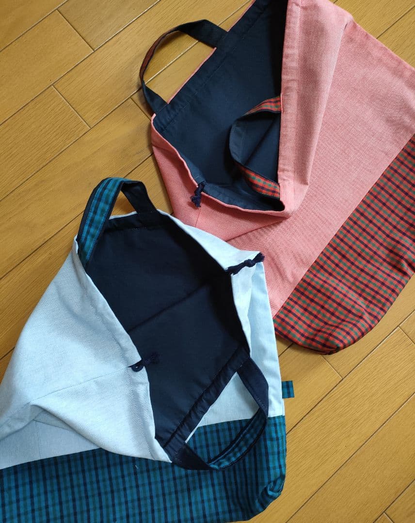 uchi★ブルーダンガリー×ファミリアチェック　オーダー