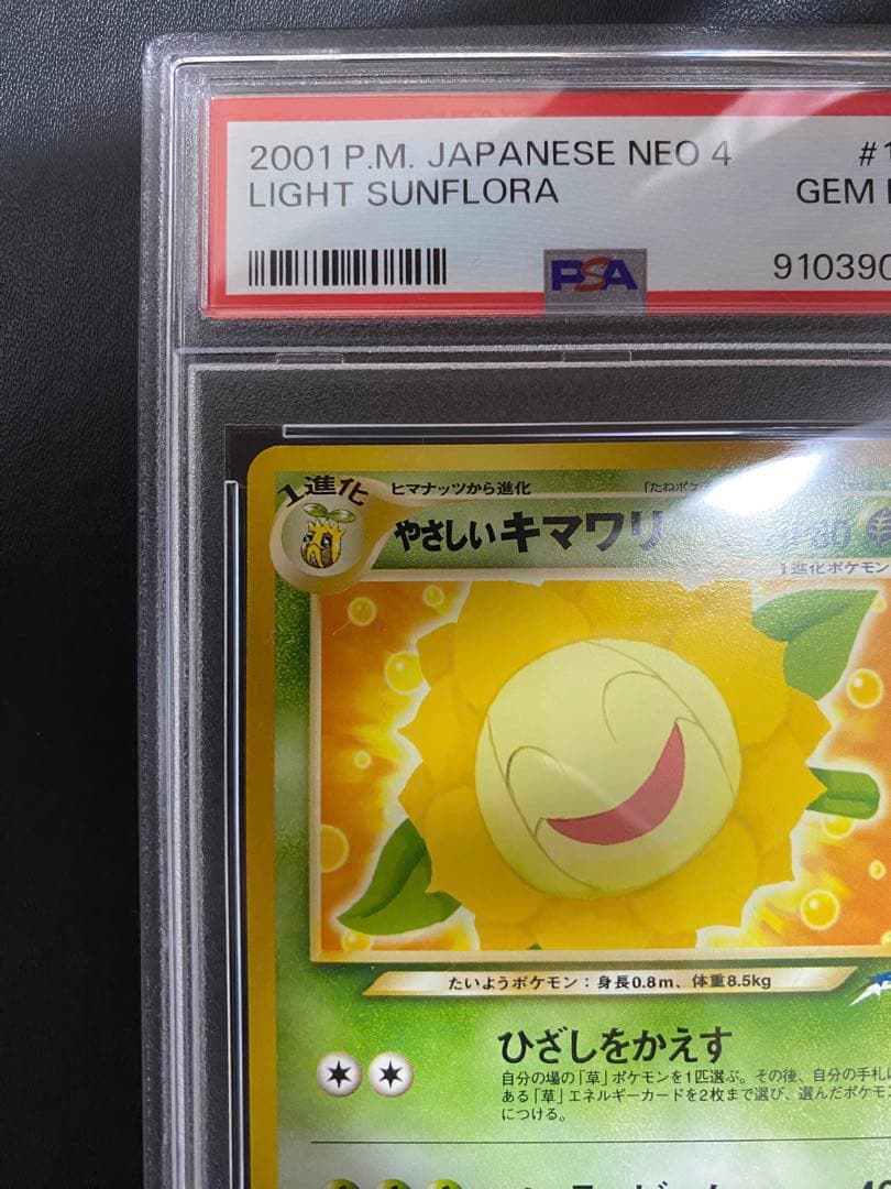 ヒマナッツ やさしいキマワリ 旧裏 PSA10 連番 世界で18枚