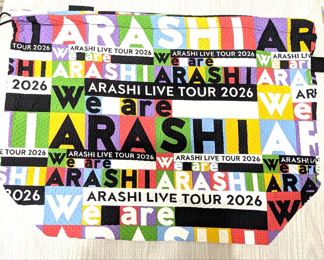 嵐　We are ARASHI　ショッピングバッグ ミニうちわ セット