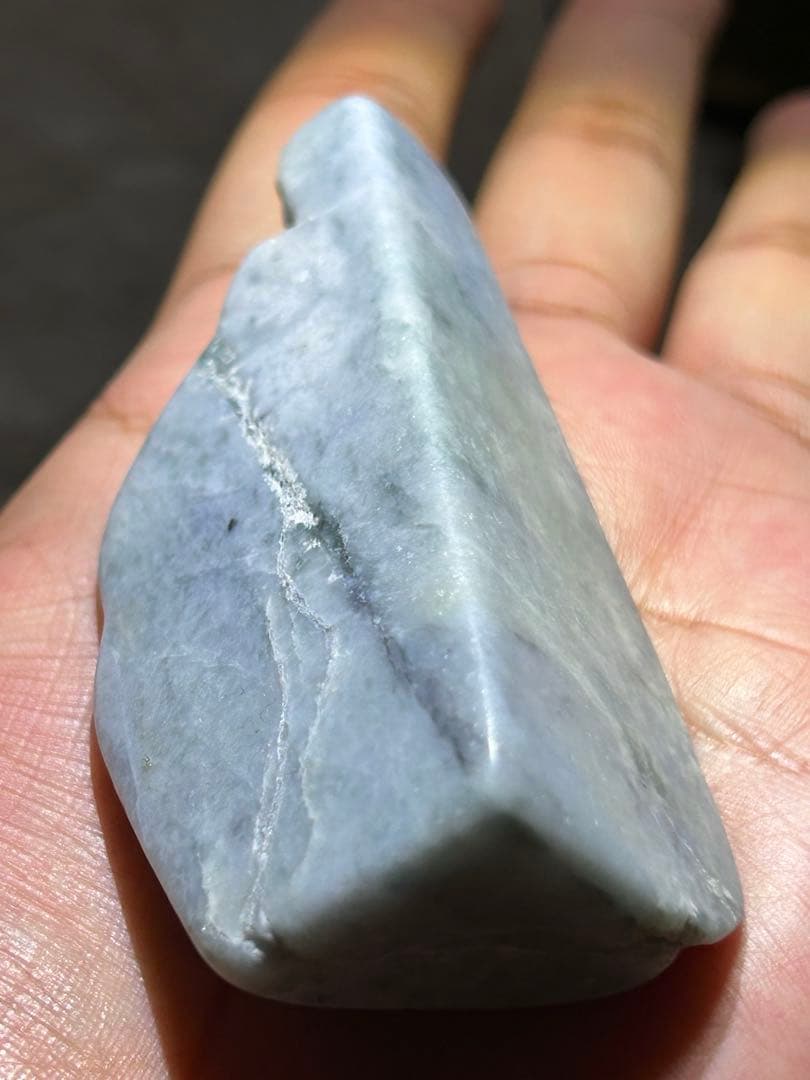 ☆別格高級品質！日本聖石④！希少！糸魚川翡翠　ブルー　翡翠　ジェダイト　原石