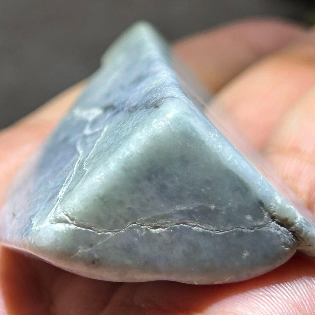 ☆別格高級品質！日本聖石④！希少！糸魚川翡翠　ブルー　翡翠　ジェダイト　原石
