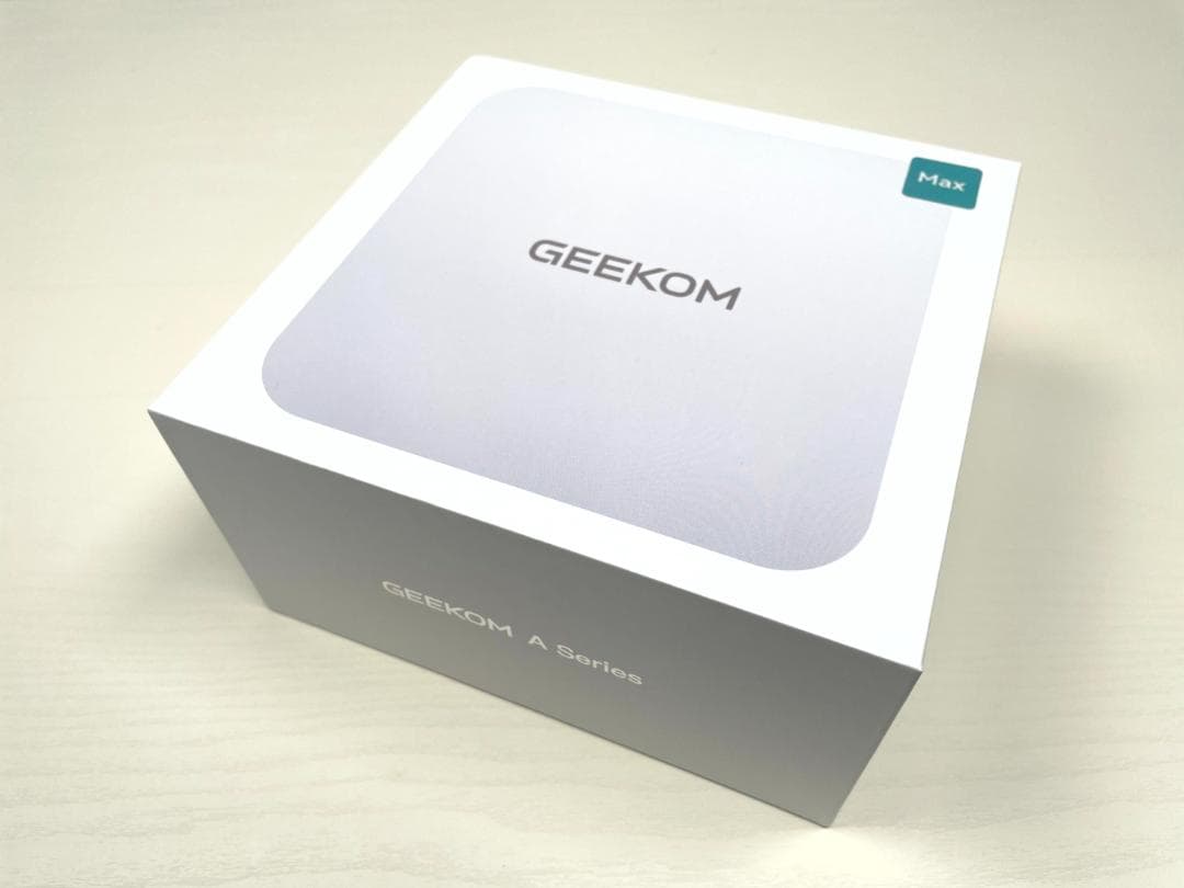 使用短め GEEKOM A9 MAX／AMD Ryzen AI 9 HX 370