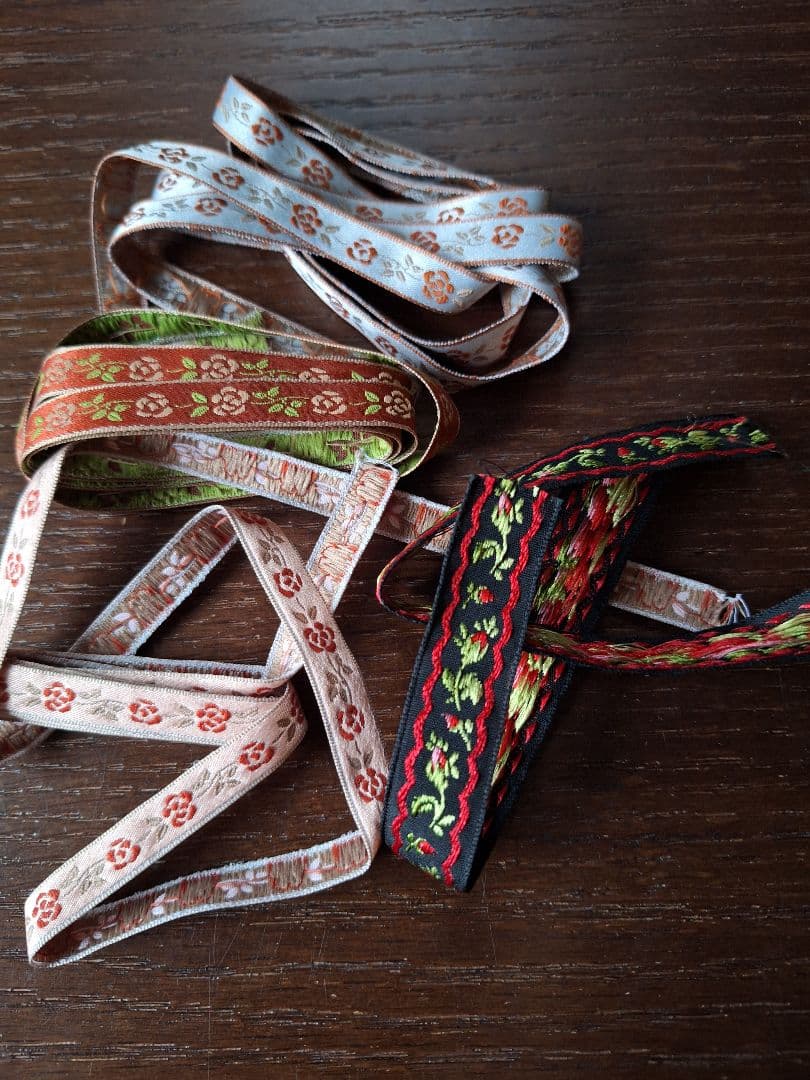 ヴィクトリアンクレージーキルト※レースとリボン他、手芸素材セット②