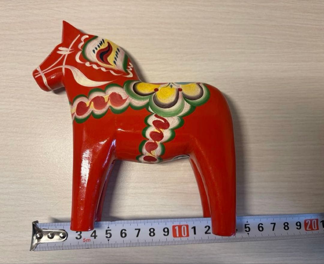 Nils Olsson ダーラナホース 15cm 北欧 スウェーデン 木製 置物