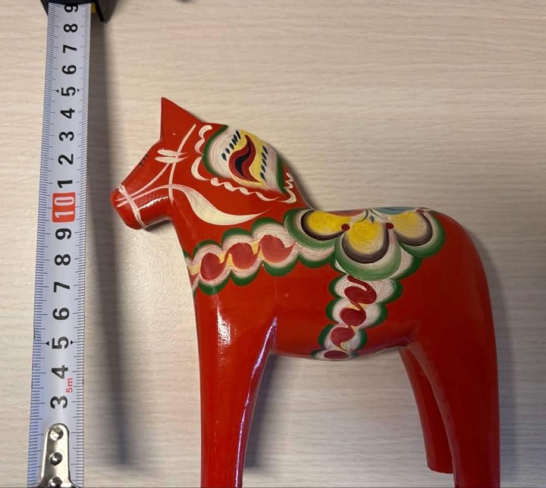 Nils Olsson ダーラナホース 15cm 北欧 スウェーデン 木製 置物